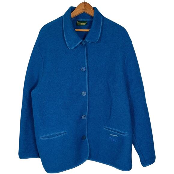 Geiger Collection Austria Blue Pure New Wool Coat    Size: 40 / Medium - Picture 1 of 5